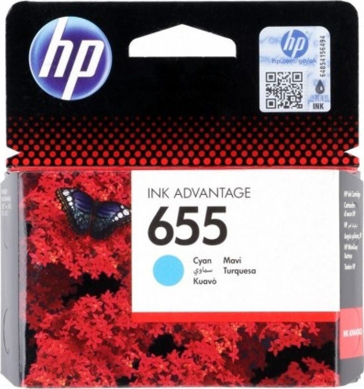 Tusz HP HP Tusz nr 655 CZ110AE Cyan 600str
