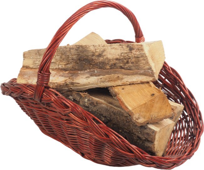 Wnuk Kosz na drewno do kominka (Talerz/Wenge)