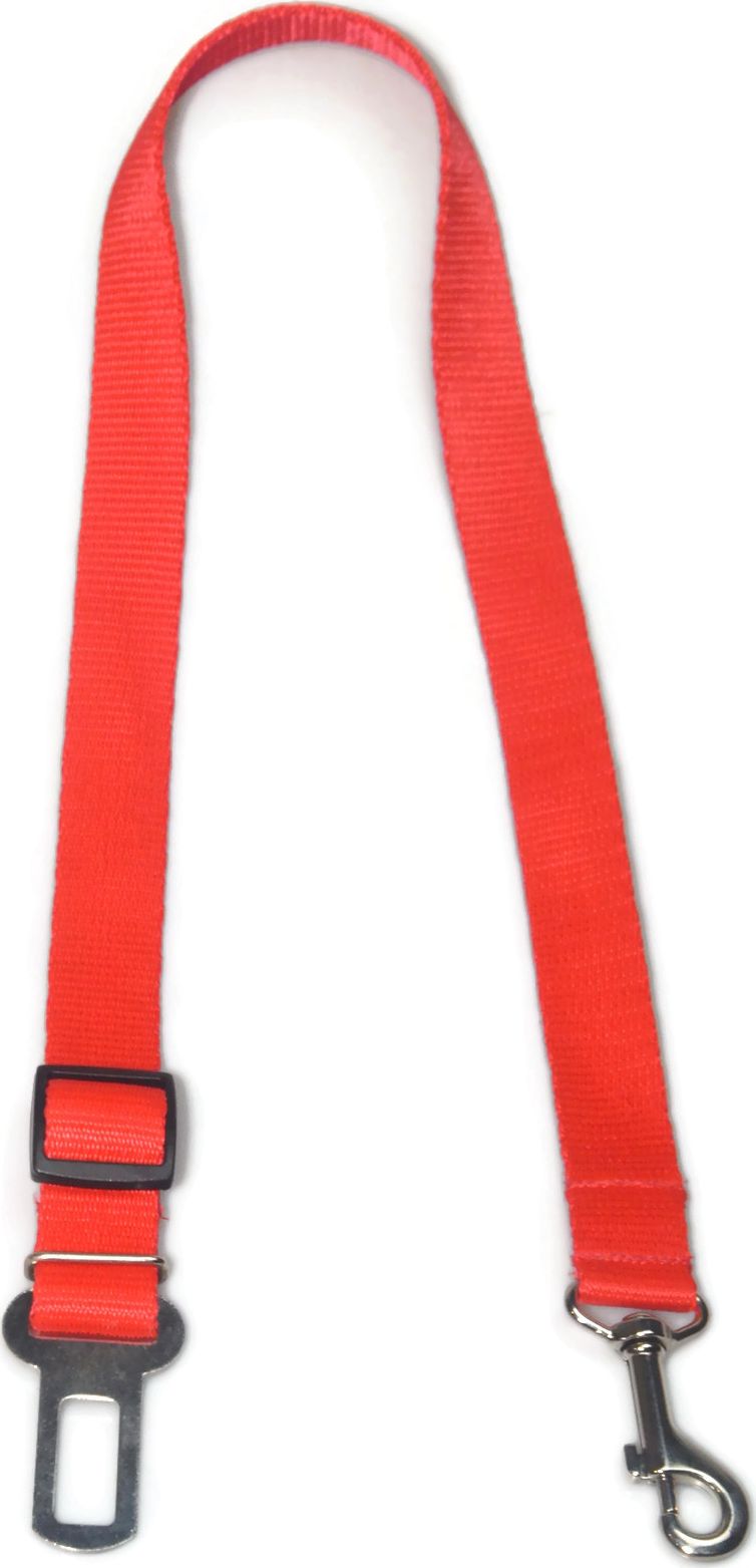 Alizoo Zapięcie samochodowe dla psa 25mm czerwone