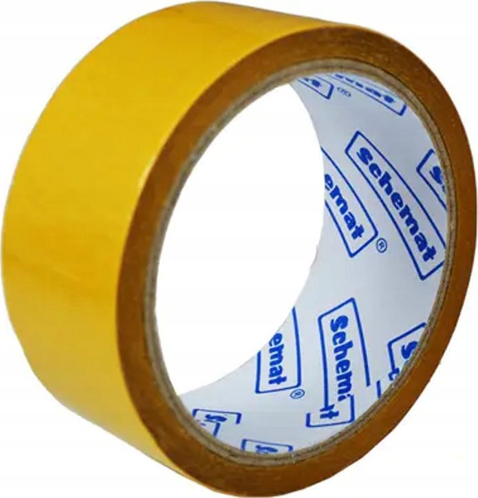 SCHEMAT Taśma dwustronna do wykładzin na folii pp 38mmx10m