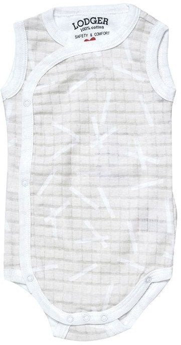 Lodger Romper Sprinkle cotton sleeveless bodysuit Ivory 68 cm RF 069_68