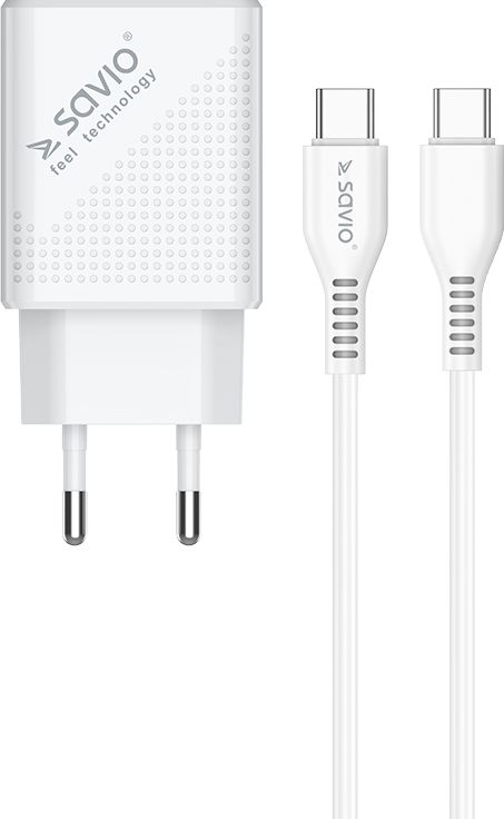 Ładowarka Savio LA-05 1x USB-A 1x USB-C 3 A PD 3.0 (LA-05)