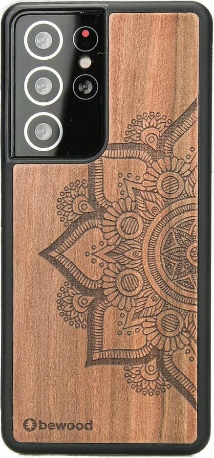 BeWood Drewniane Etui Samsung Galaxy S21 Ultra MANDALA JABŁOŃ