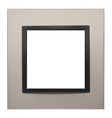 Simon 54 Nature Ramka 1-krotna metalowa, Satynowa Noc DRN1/81