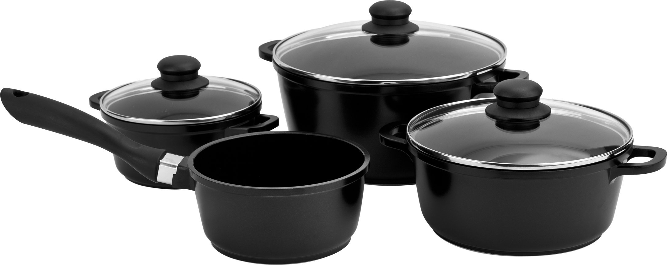 Elotouch Komplet garnków 4szt. Black Blast