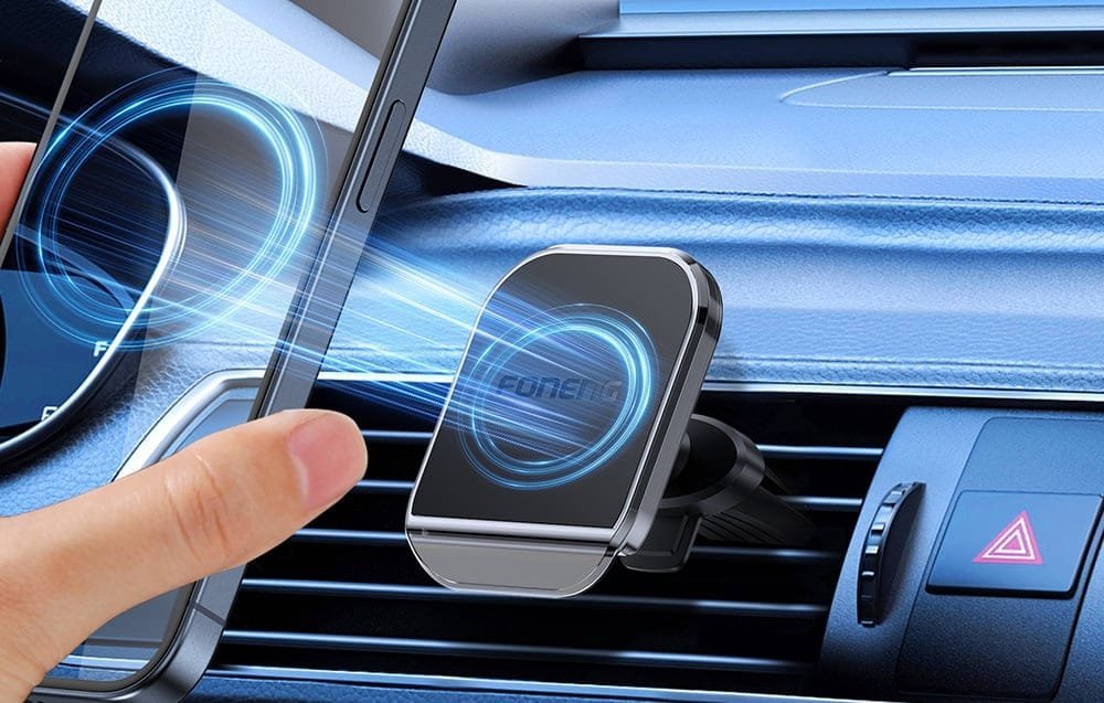 Foneng Magnetyczny uchwyt samochodowy do kratki Foneng CP106 (Czarny)