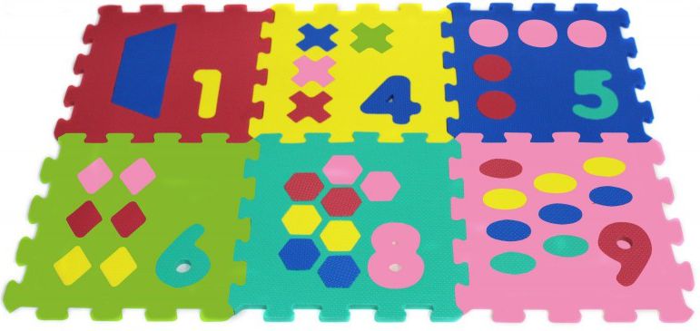 Artyk Puzzle piankowe cyfry