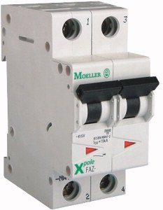 Eaton Wyłącznik nadprądowy FAZ-C2/2 2P C 2A 15kA AC - 278748