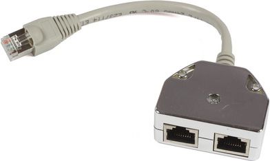 MicroConnect Y-ADAPTER RJ45-2xRJ45 M/F 8P (MPK420)