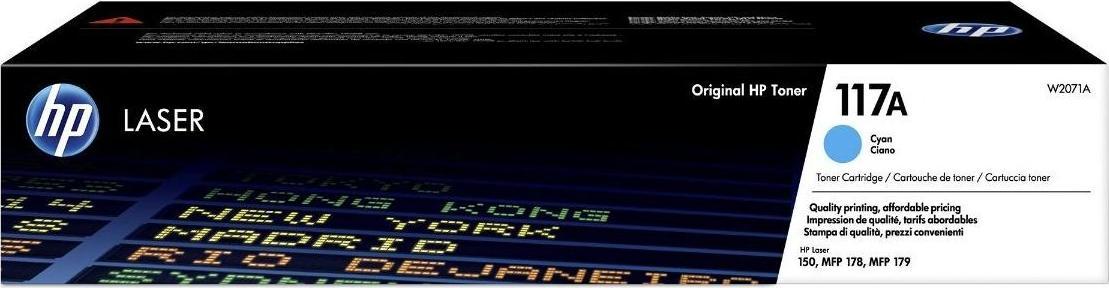 Toner HP 117A Cyan Oryginał (W2071A)