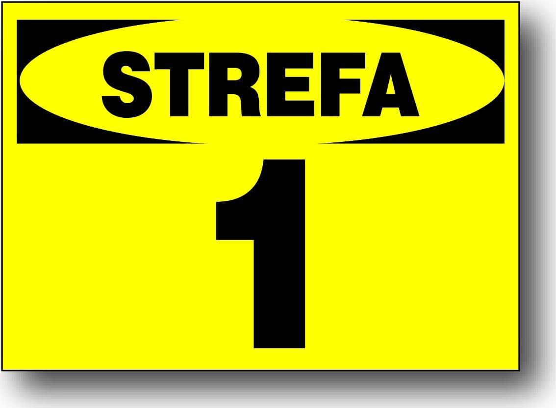 Mój dom Szw-1 Znak Tablica - 1 Strefa Zagrożenia Wybuchem