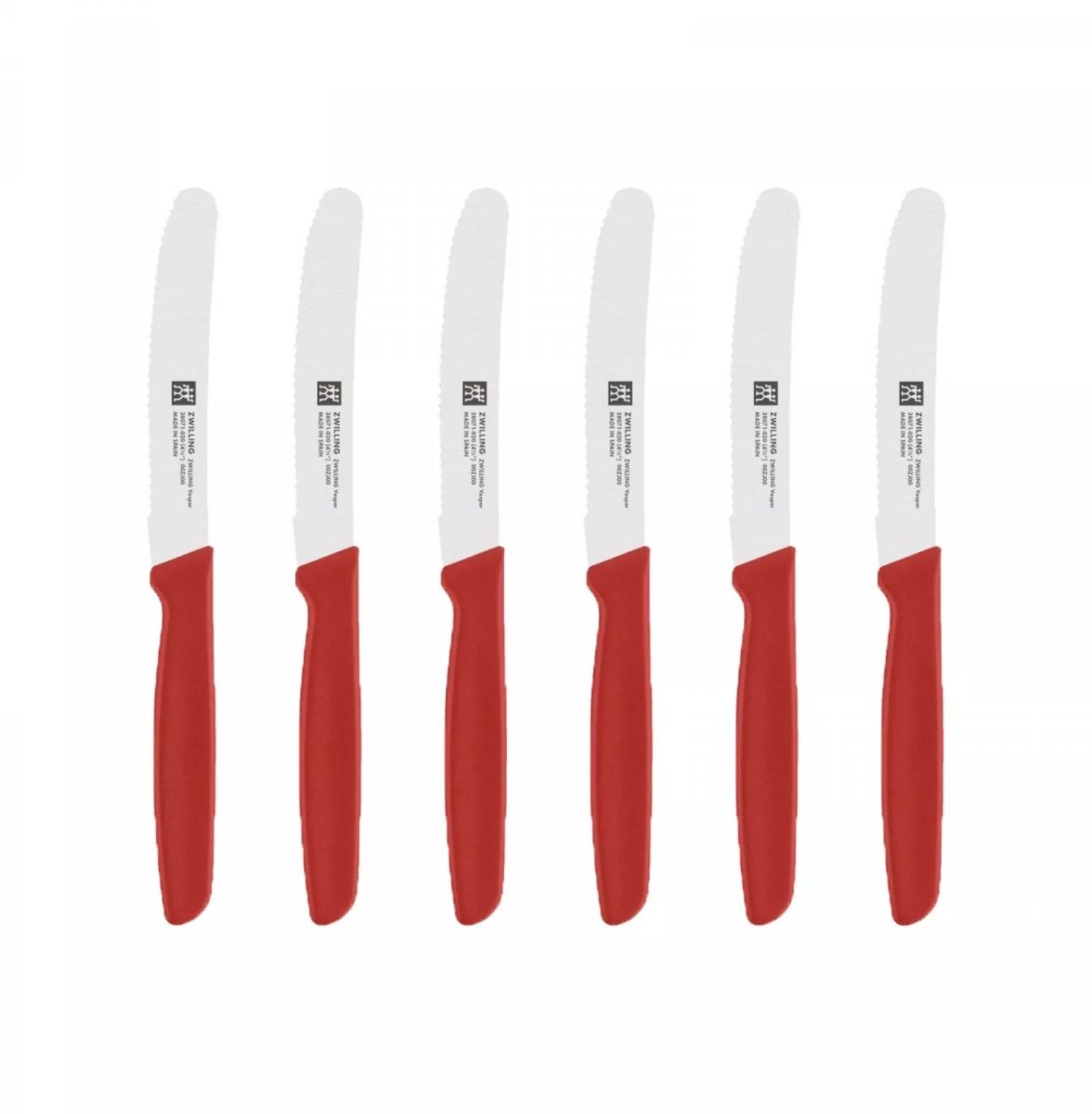 Zestaw 6 noży TWIN Grip 12cm - stal, ergonomiczne, precyzyjne