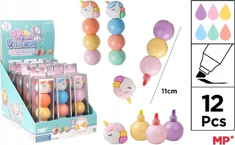 Pluszowy notes z długopisem Mini 4w1 (24szt)