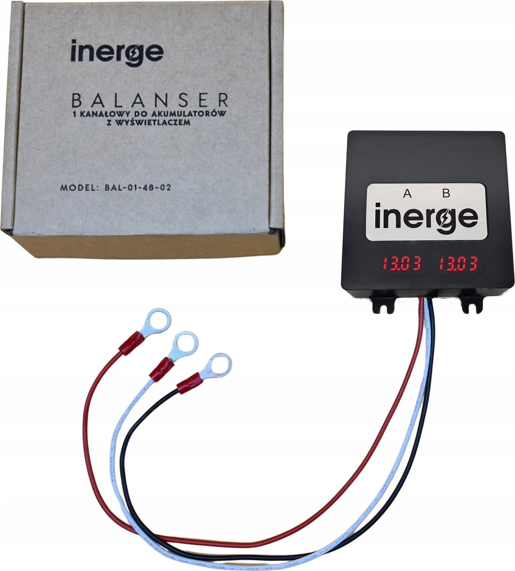 Inerge Balanser 1 kanałowy do akumulatorów z wyświetlaczem BAL-01-48-02