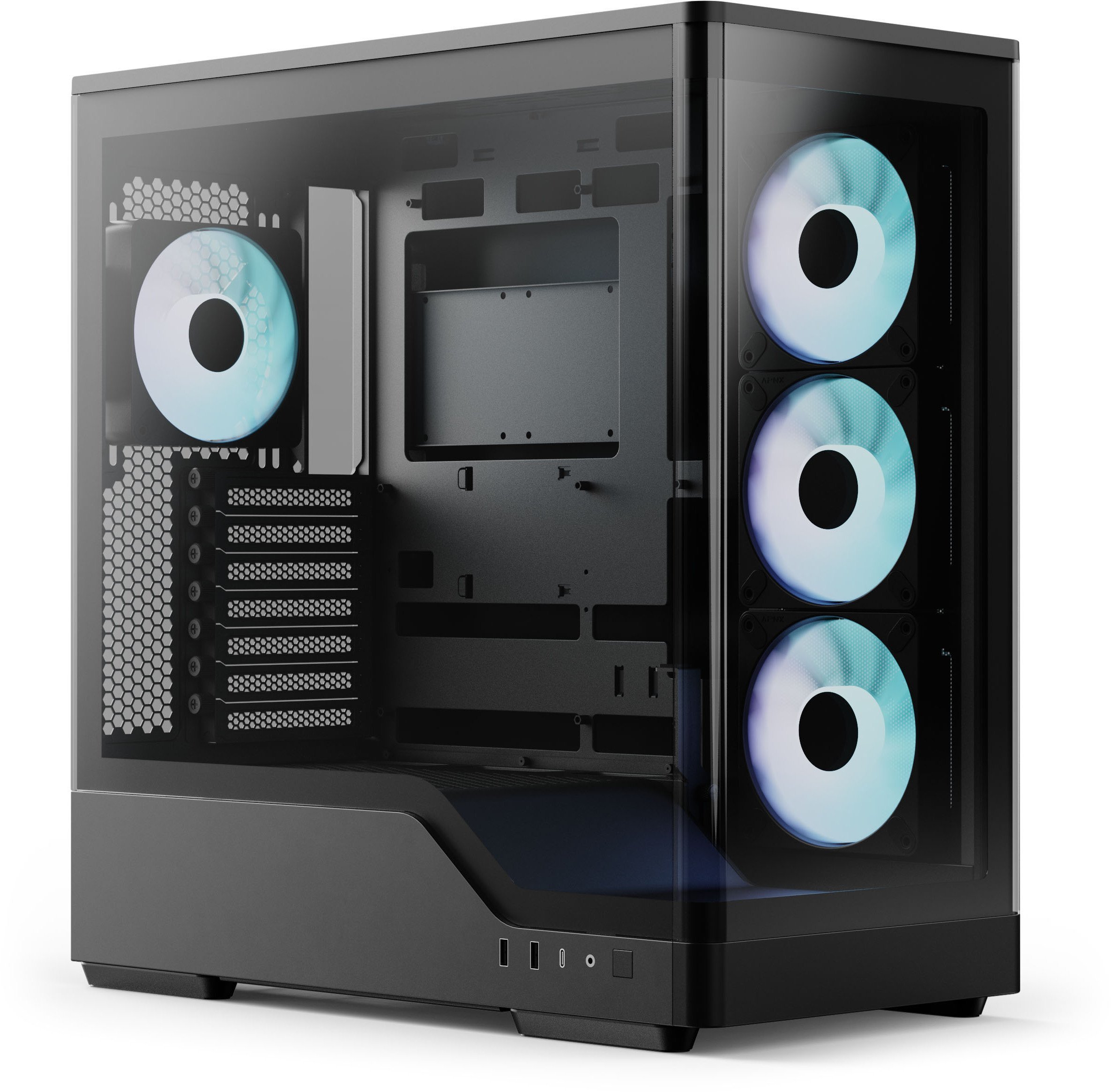 AeroCool Geh Midi P500A Black ACCS-P500A-001