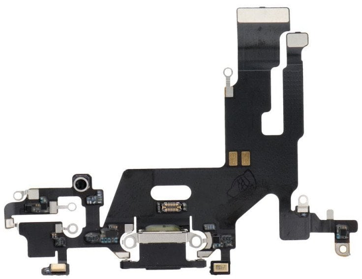 OEM Taśma ładowania USB do IPHONE 11 czarna (demotaż)