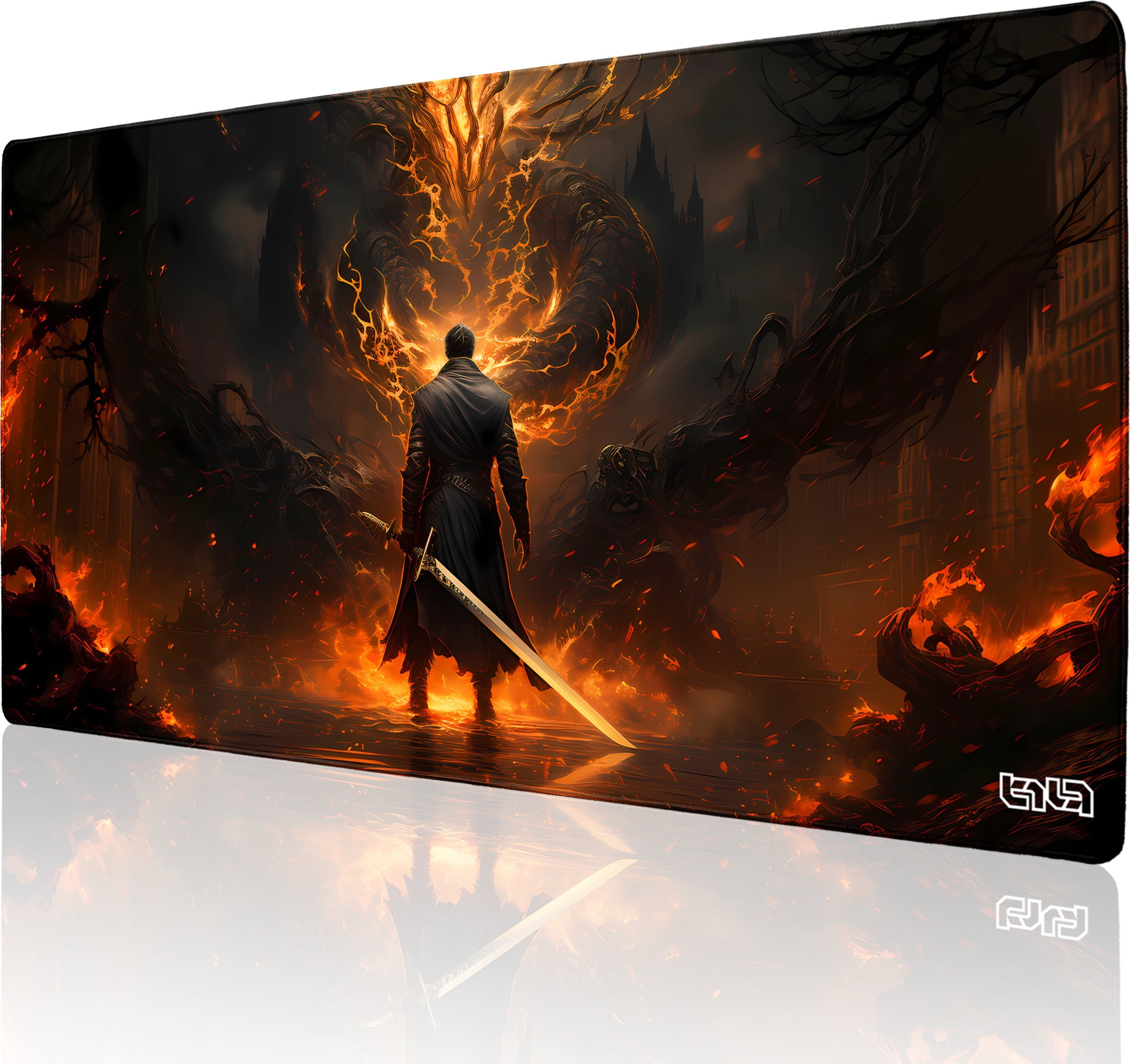 Podkładka Tilt PODKŁADKA POD MYSZ MYSZKĘ Starcie z Ognistym 100x50 TILT Gamingowa