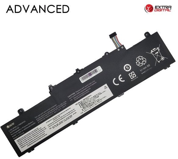 Bateria Extra Digital Nešiojamo kompiuterio baterija LENOVO L19C3PD5, 4650mAh, Extra Digital Advanced