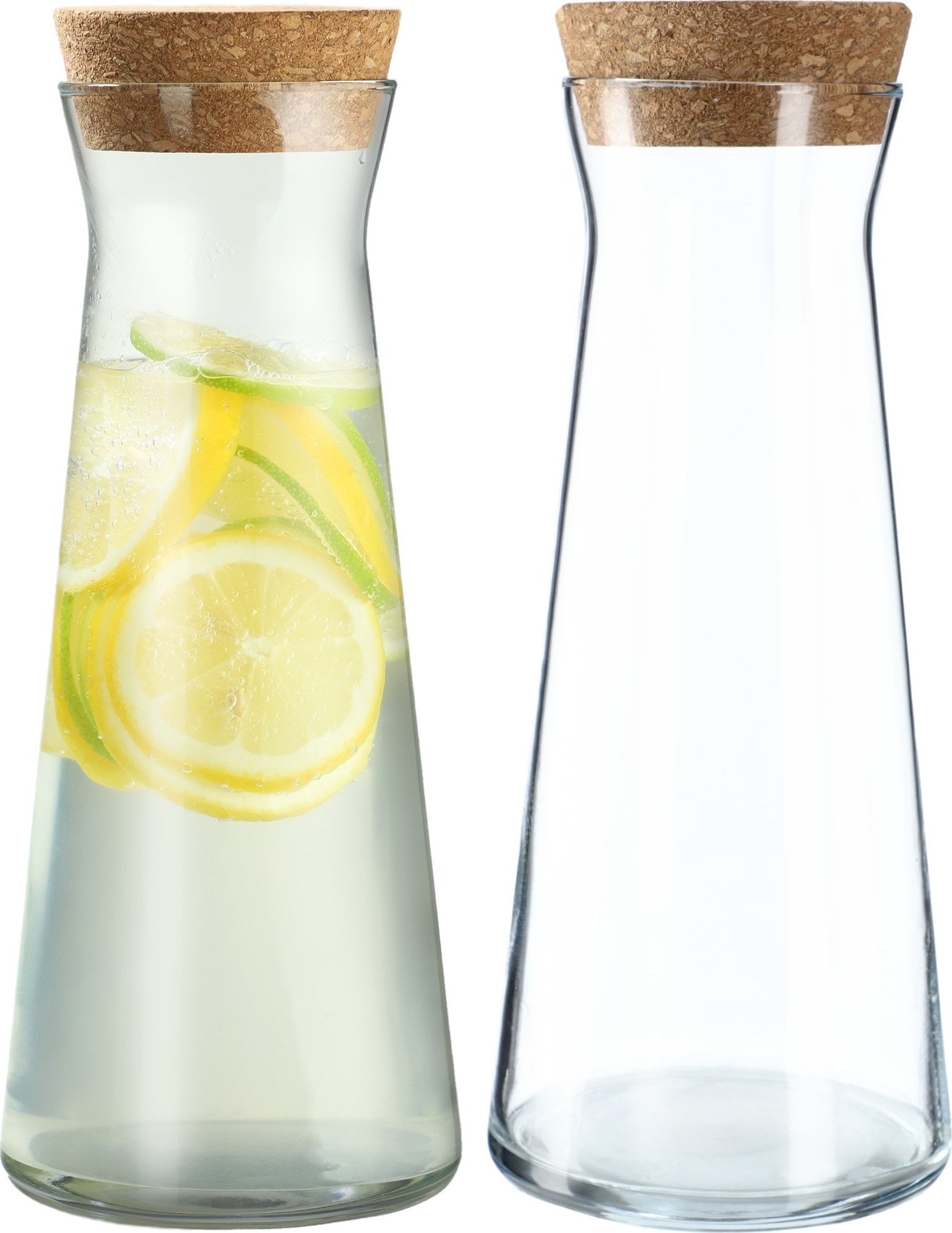 Kadax KADAX Karafka Na Wodę Sok 1L Szklany Dzbanek 2szt