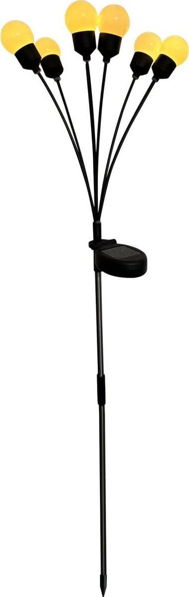 LAMPA SOLARNA TAŃCZĄCE NA WIETRZE KULECZKI BIAŁE 6 LED 75CM XXL