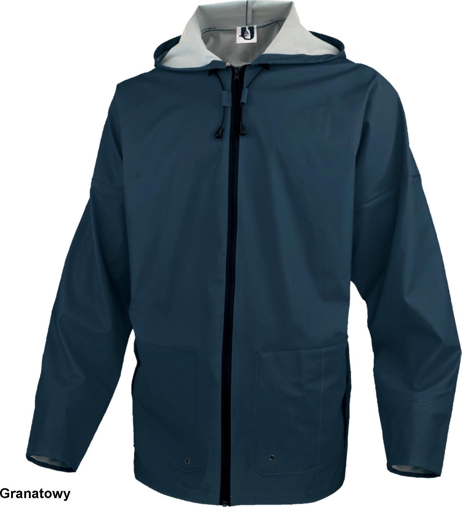 Delta Plus 850VES - BLUZA PRZECIWDESZCZOWY Z POLIESTRU POWLEKANEGO POLIURETANEM - granatowy M