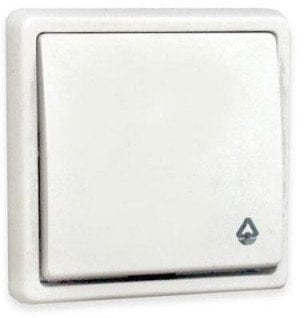 LIGHT BUTTON P110-012 V WHITE ST150