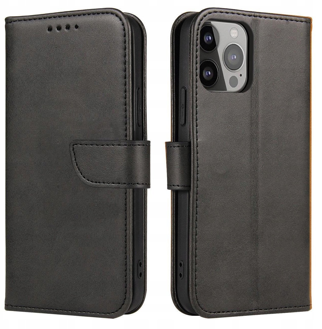 Etui z klapką Magnet Case do Honor X6a - czarne