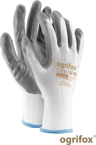 Reis Rękawice powlekane nitrylem XL - 10 OGRIFOX OX-NITRICAR BS