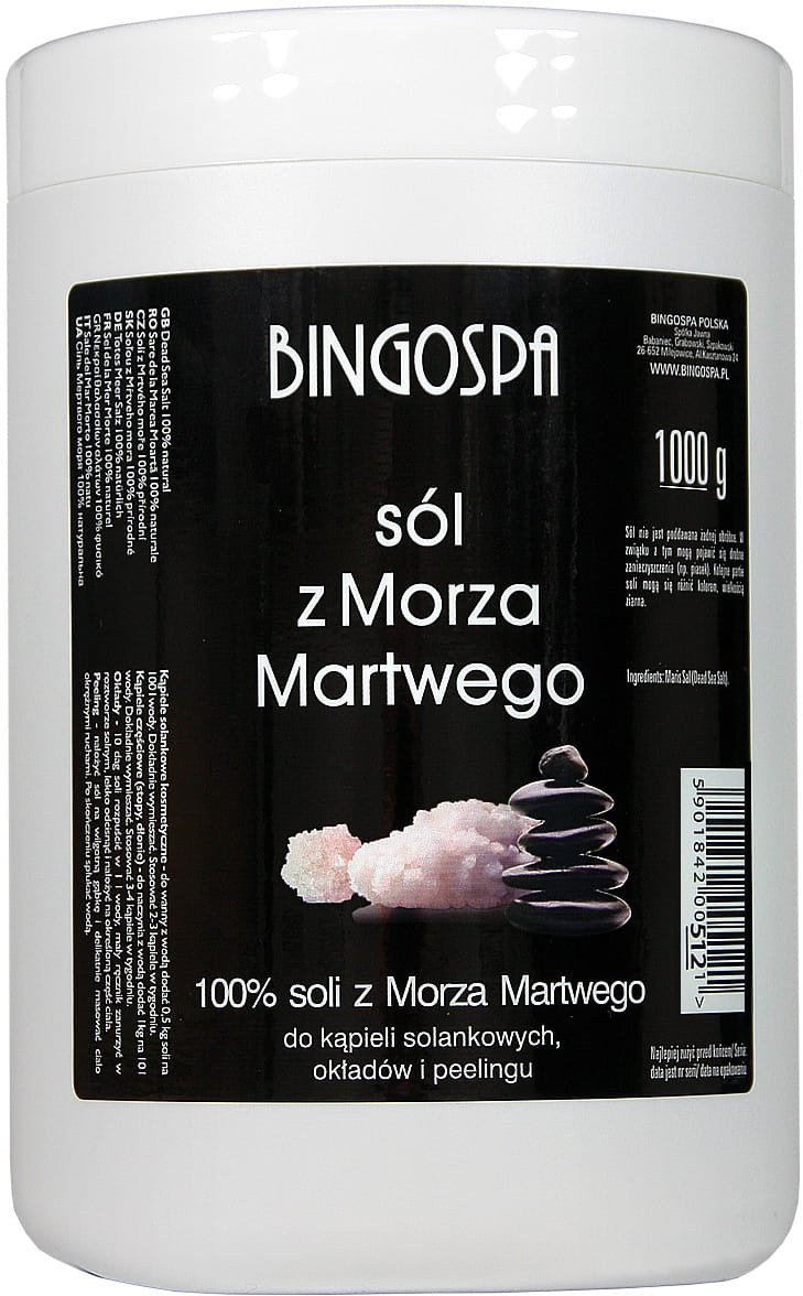 BingoSpa Sól do kąpieli z Morza Martwego 100% 1000g