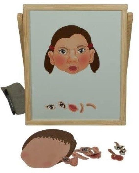 Tablica magnetyczna rozkładana z układanką