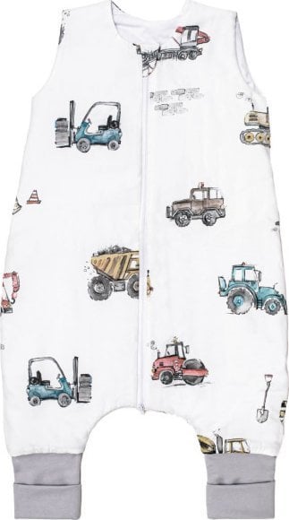 PULP BAMBOO PULP-ŚPIWOREK BAWEŁNIANY DO SPANIA Z NOGAWKAMI 0,5TOG LIGHT MASZYNY OD 1 ROKU DO 2,5 LAT