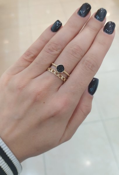 Złoty pierścionek z cyrkoniami PR.00782 pr.585