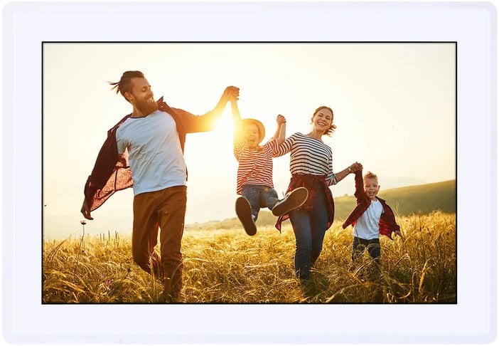 Rollei 100 cyfrowa ramka na zdjęcia Biały 25,6 cm (10.1") Ekran dotykowy Wi-Fi