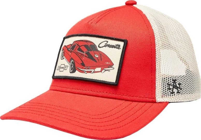 American Needle American Needle Valin Corvette Cap SMU679A-CORVETTE Czerwone One size