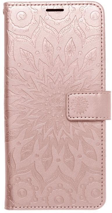 Kabura MEZZO Book do OPPO RENO 14 / 14F mandala złoty róż