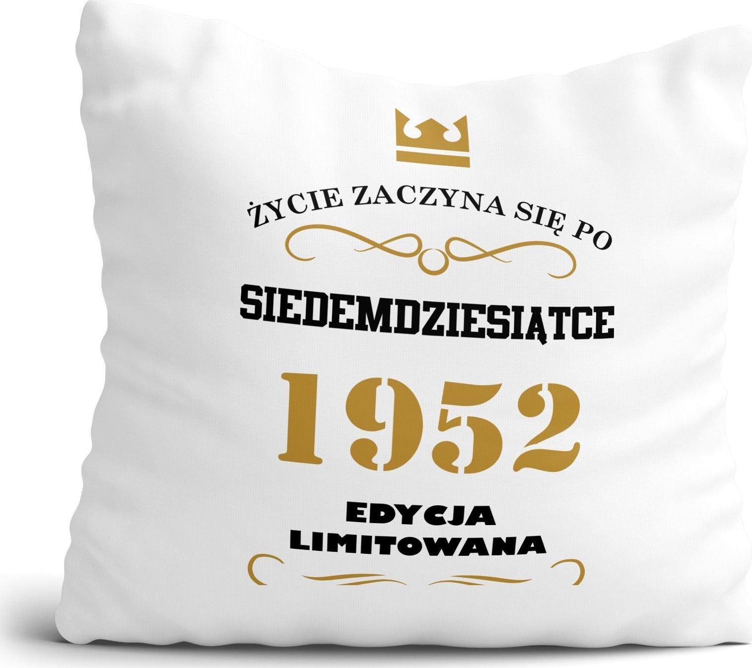 DARKSTORY Poduszka na 70-te urodziny 70 lat