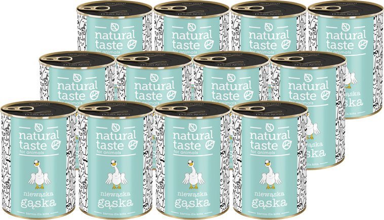 Dolina Noteci Natural Taste z gęsią 12x400g