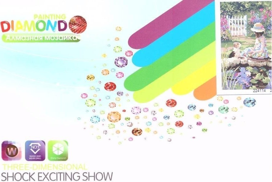 FANDY Diamentowa mozaika - Ogród 20x30cm