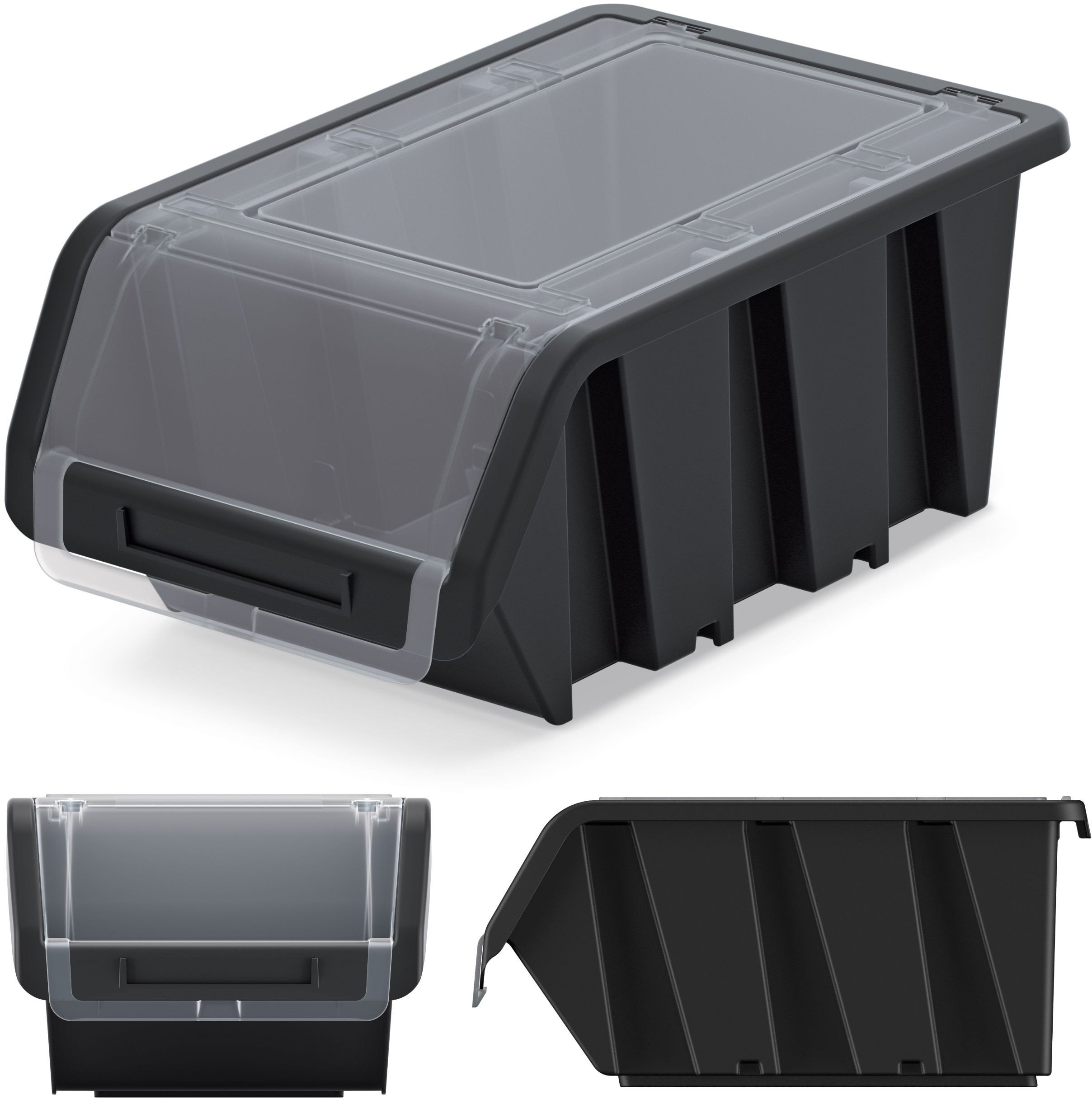 Pojemnik magazynowy KTR50F Kuweta warsztatowa z przykrywką