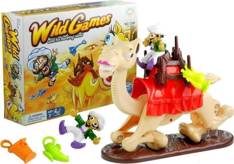 LeanToys Gra Osiodłaj Wielbłąda Rozbójnik Alibaba Karty