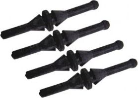 Kołki antywibracyjne, 4 sztuki - czarne ( 60400000062 )