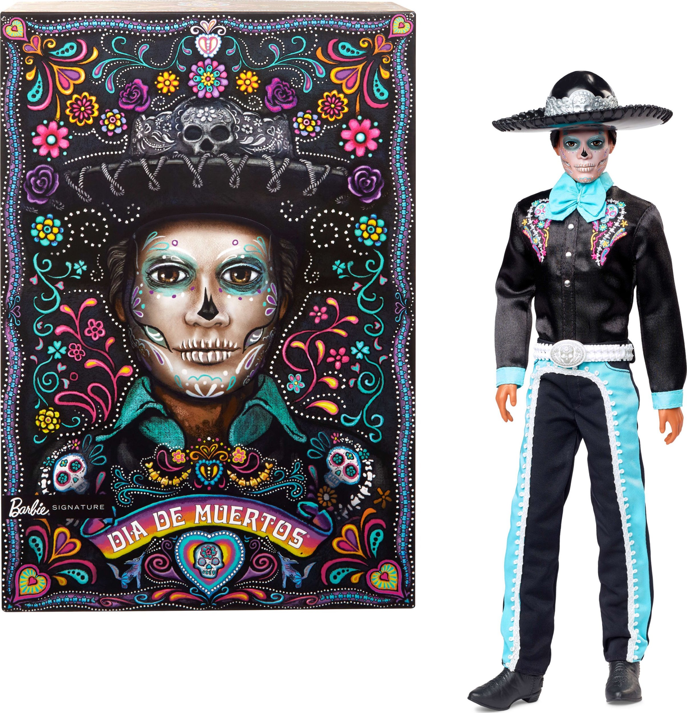 Lalka Barbie Mattel Dia de Muertos Ken (HRM73)