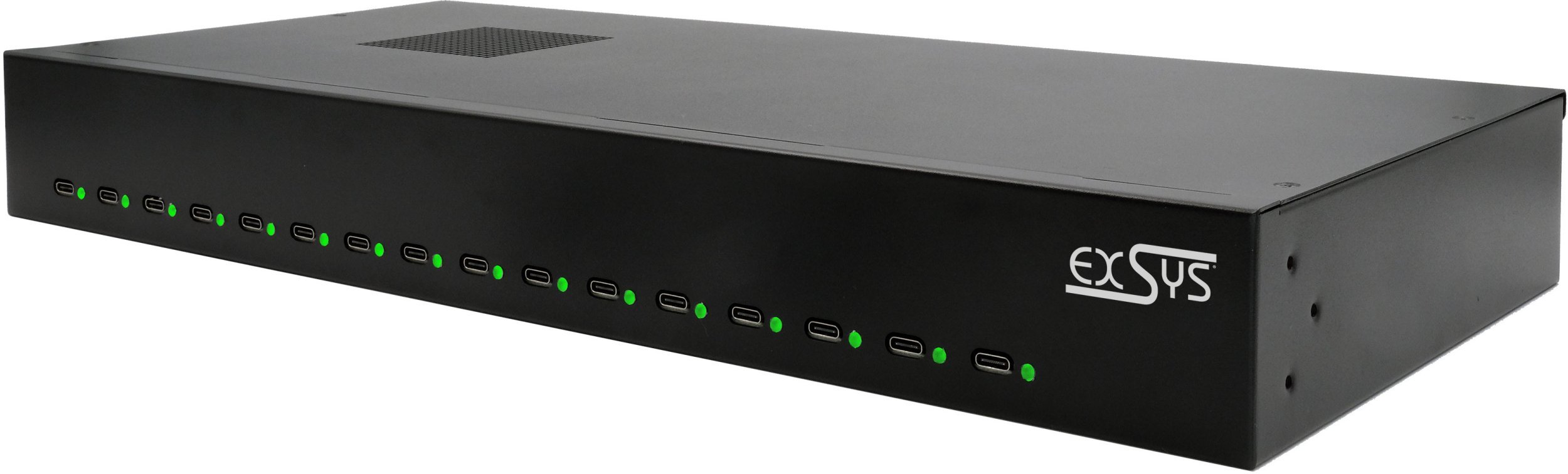 EX-11016 16 portów USB-C Highpower Ladestation 480W