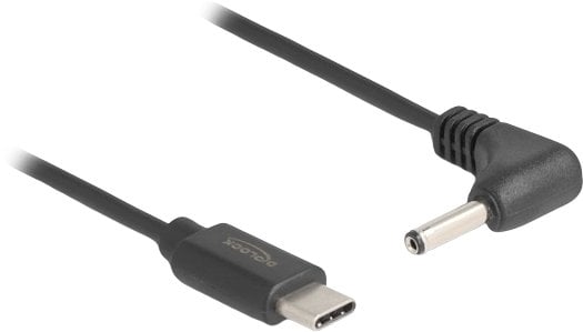 Kabel USB Delock USB-C - DC 3.5 x 1.35 mm 1.5 m Czarny (85393)