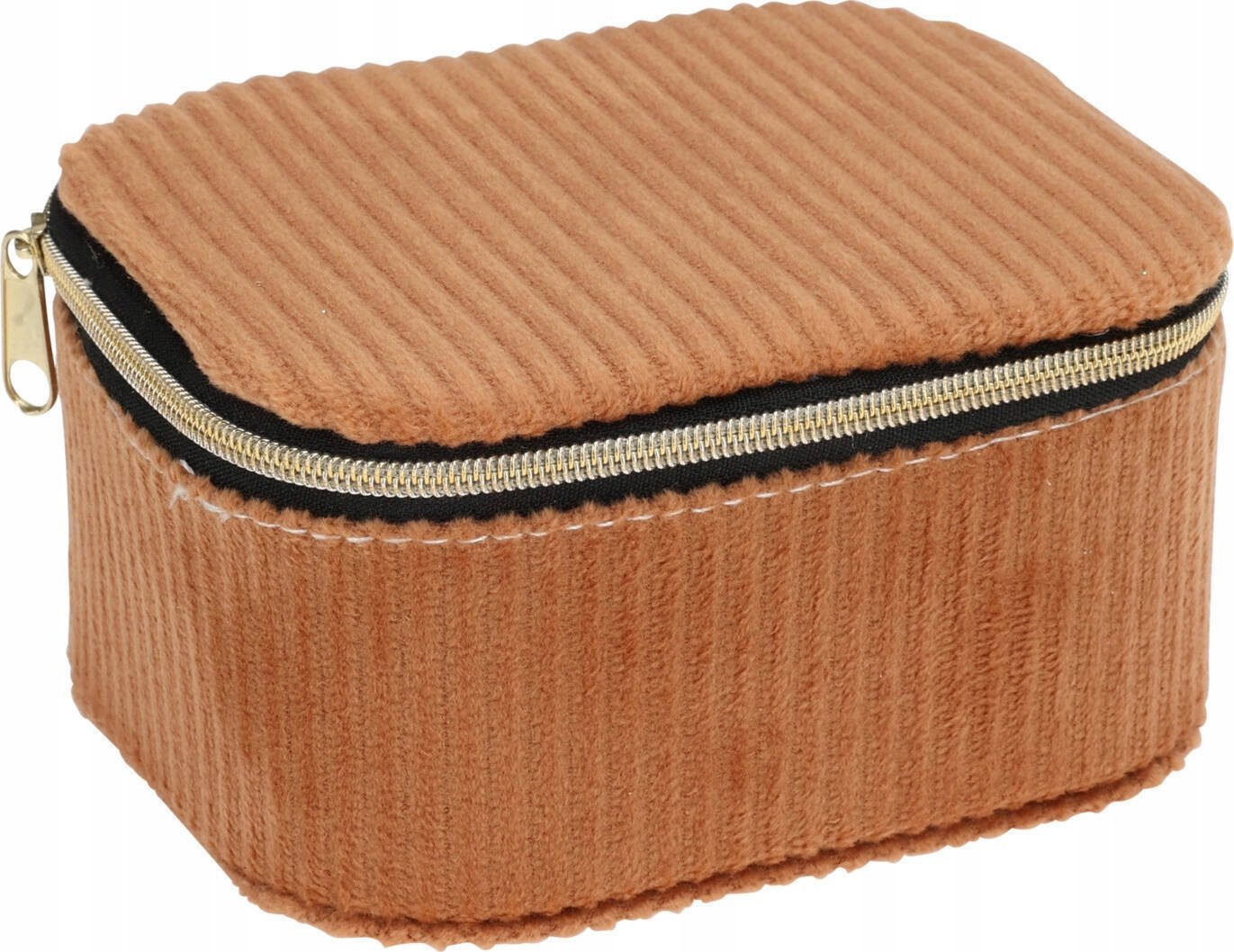 Home Styling Collection Pudełko na biżuterię, sztruks, 11, 5 x 9,5 x 6 cm