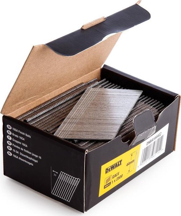 Dewalt DEWALT GWOŹDZIE 20° 1,6x44mm GALWANIZOWANE DNBA1644GZ
