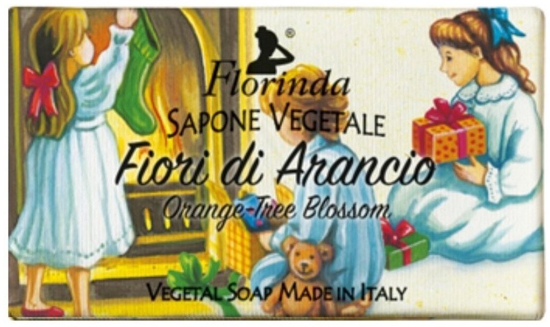 Florinda Xmas Mydło w kostce kwiat pomarańczy 100g