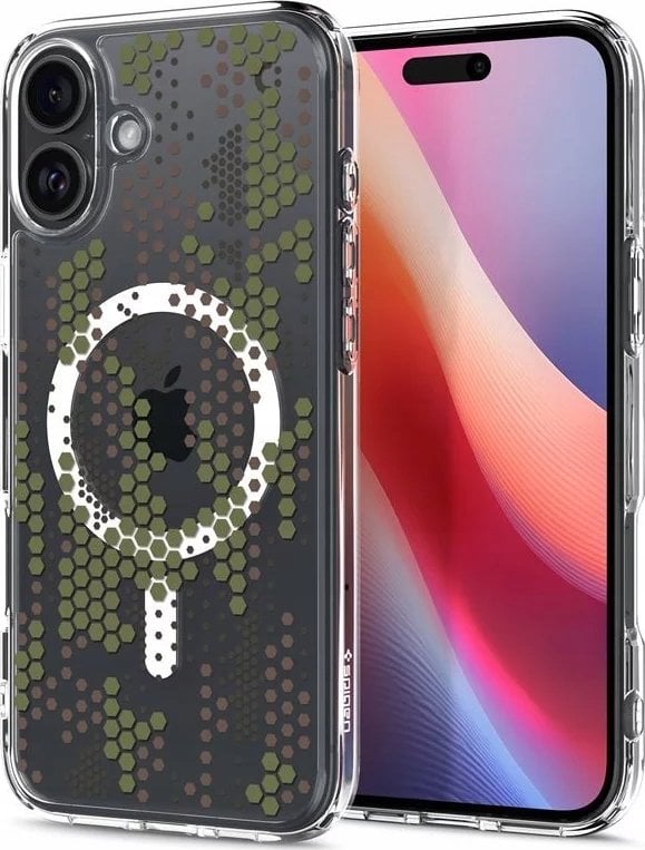 Spigen Spigen Ultra Hybrid MagSafe, digital camo - iPhone 16