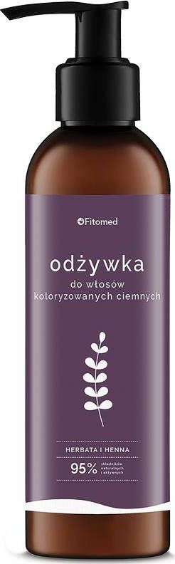Fitomed Fitomed Odżywka do włosów koloryzowanych ciemnych Herbata i Henna 200g
