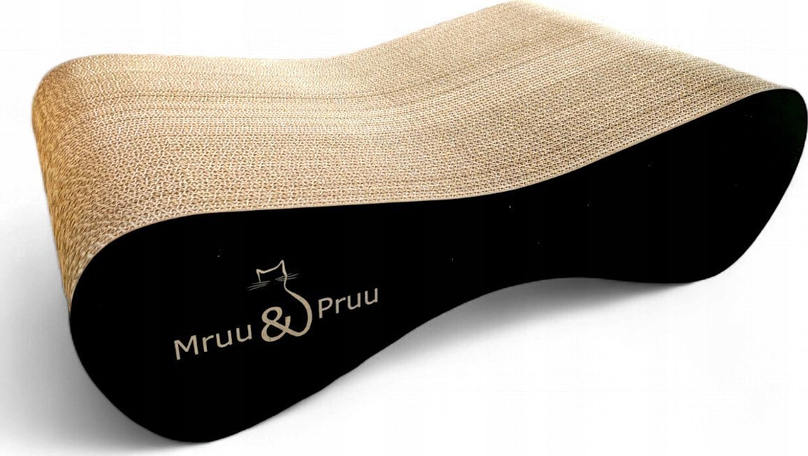 Drapak dla kota czarny duży MIMI | 70x23x40 cm | MruuPruu